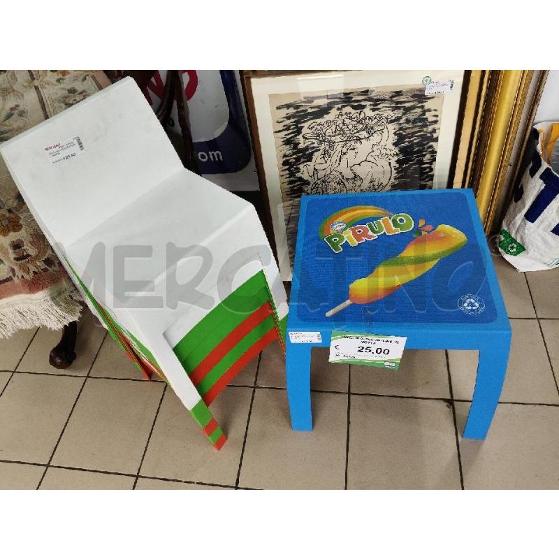 TAVOLINO+SEGGIOLINE PL  MOTTA | Mercatino dell'Usato Roma talenti 1