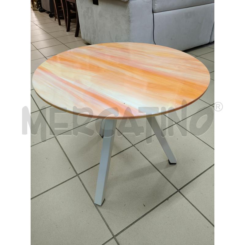 TAVOLINO TONDO CRISTALLO D50CM P/MURANO | Mercatino dell'Usato Roma talenti 1