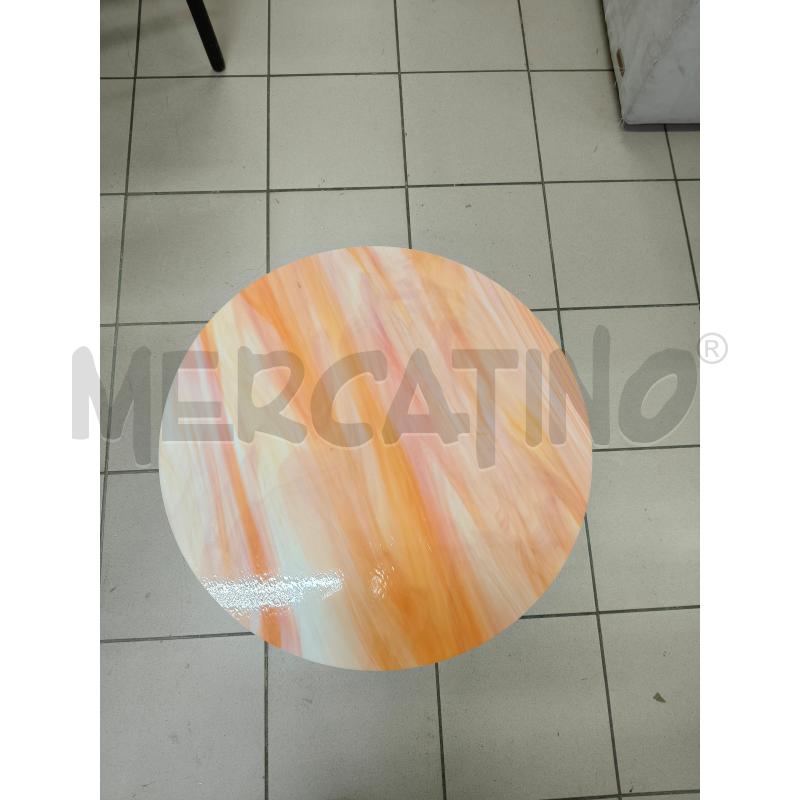 TAVOLINO TONDO CRISTALLO D50CM P/MURANO | Mercatino dell'Usato Roma talenti 2
