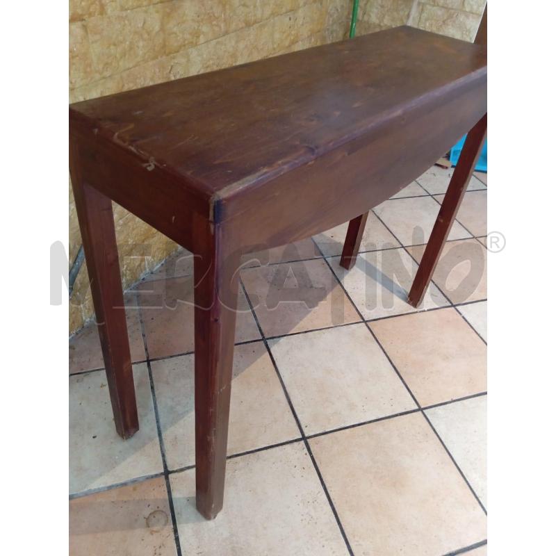 TAVOLO CONSOLLE LEGNO | Mercatino dell'Usato Roma talenti 3