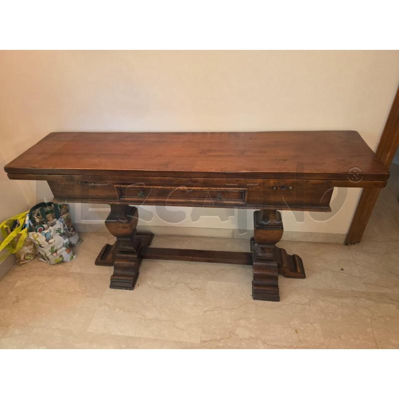 TAVOLO CONSOLLE LEGNO ALL | Mercatino dell'Usato Roma talenti 1
