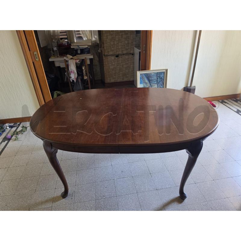 TAVOLO LEGNO OVALE ALL | Mercatino dell'Usato Roma talenti 1