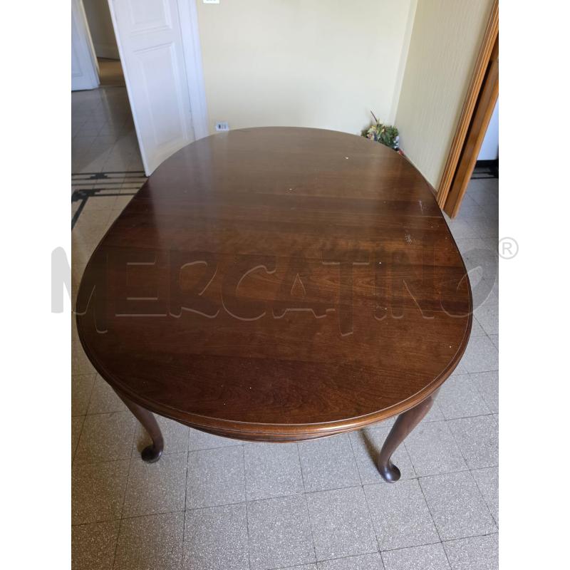 TAVOLO LEGNO OVALE ALL | Mercatino dell'Usato Roma talenti 3