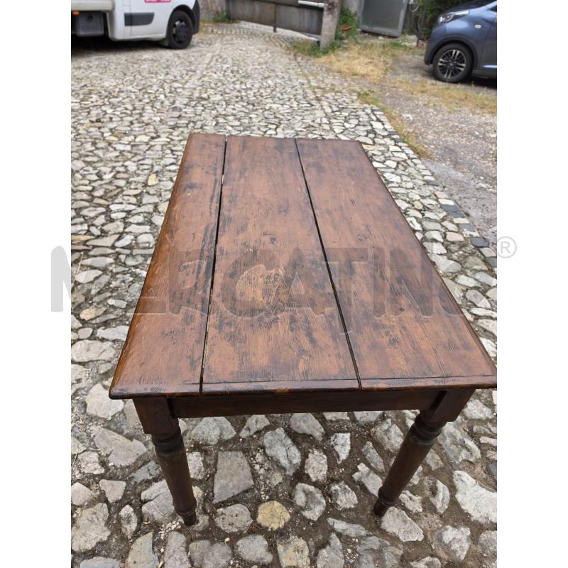 TAVOLO LEGNO RUSTICO 1C | Mercatino dell'Usato Roma talenti 2
