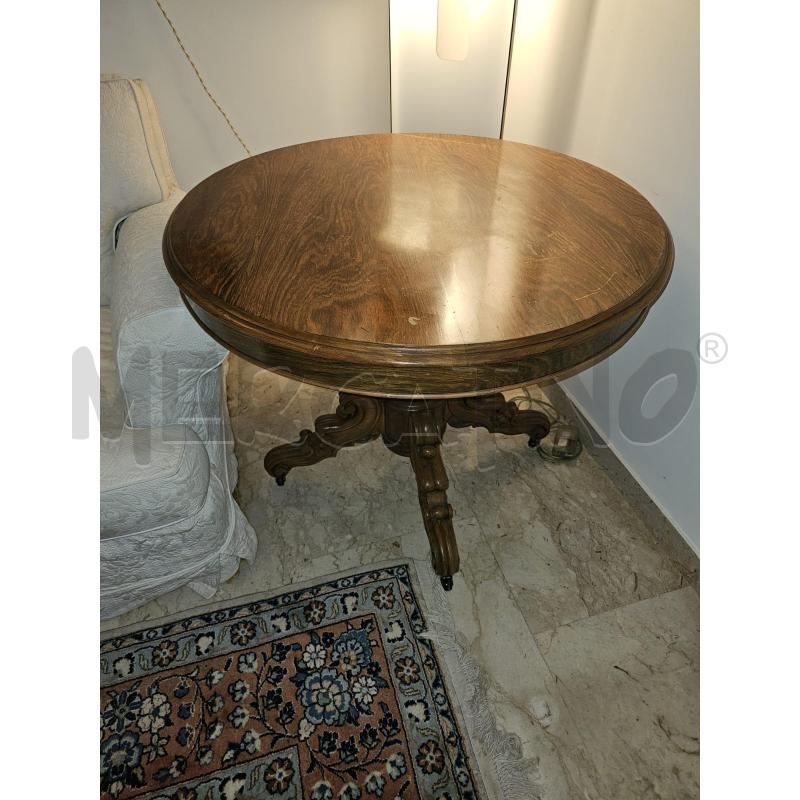 TAVOLO LEGNO TONDO BASSO | Mercatino dell'Usato Roma talenti 1