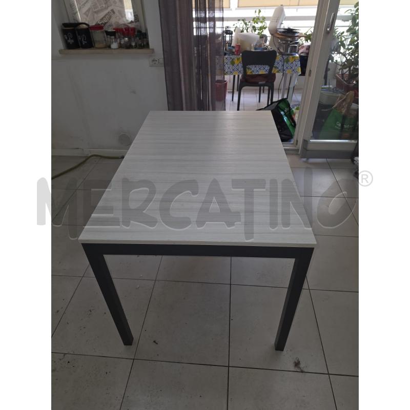 TAVOLO MET RETT C/ROVERE  | Mercatino dell'Usato Roma talenti 2