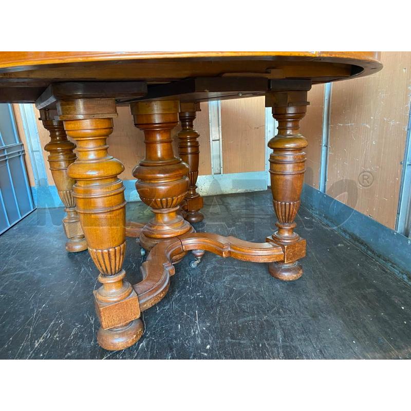 TAVOLO OVALE LEGNO GRANDE ALL | Mercatino dell'Usato Roma talenti 4