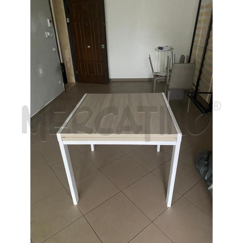 TAVOLO QUADRATO BIA ROVERE ALL | Mercatino dell'Usato Roma talenti 1
