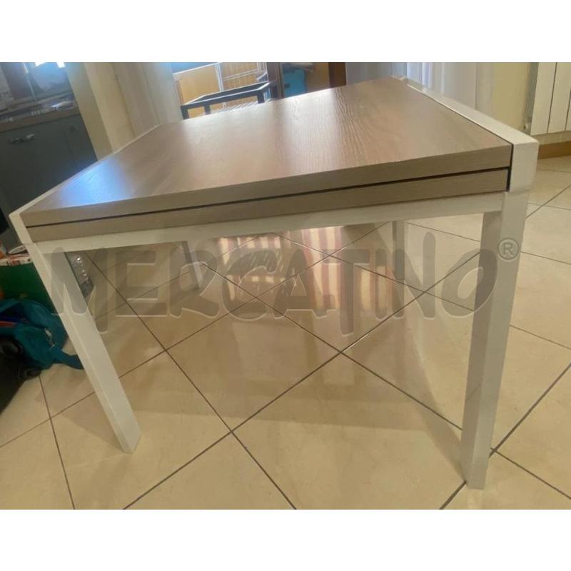 TAVOLO QUADRATO MET BIA C/ROVERE ALL | Mercatino dell'Usato Roma talenti 2