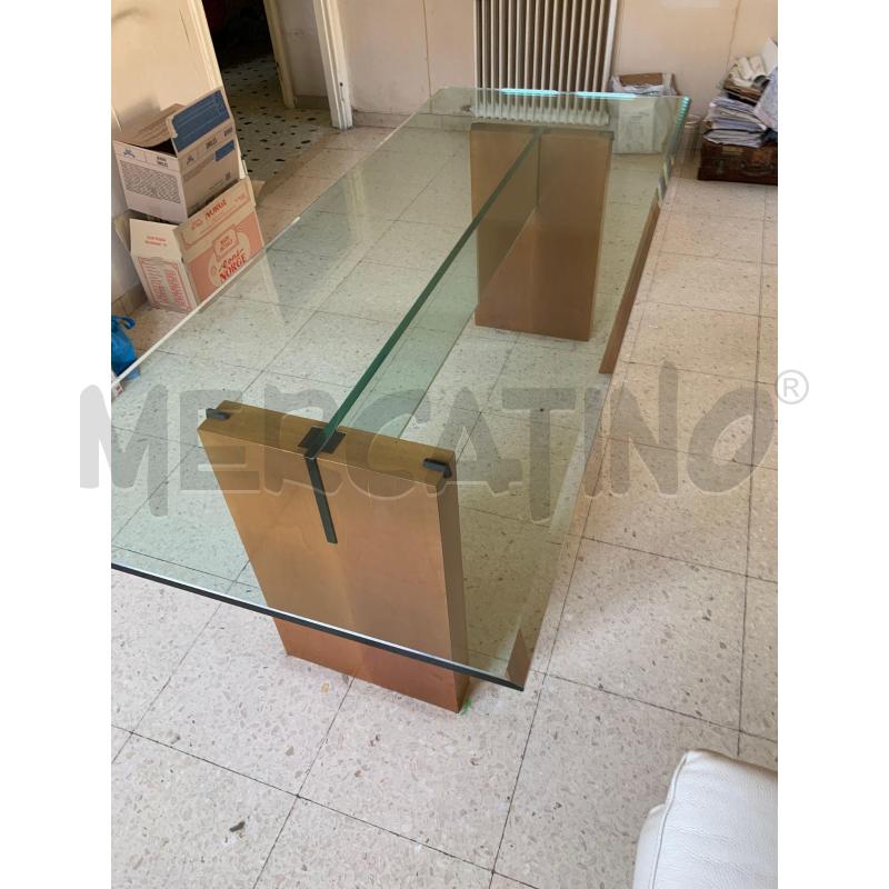 TAVOLO RETT B/CIL PIANO CRISTALLO | Mercatino dell'Usato Roma talenti 2