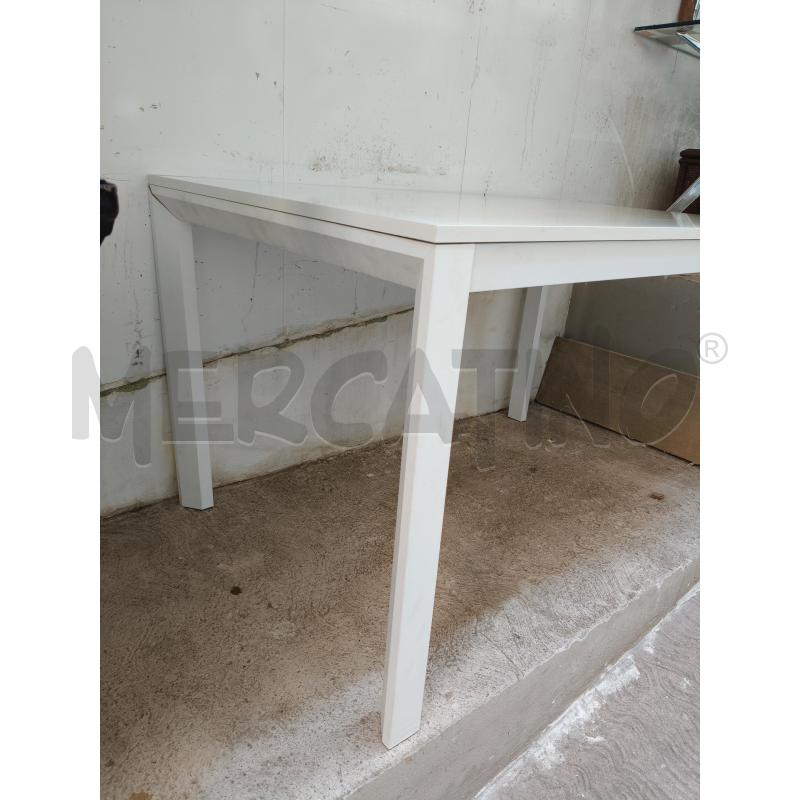 TAVOLO RETT BIANCO ALL | Mercatino dell'Usato Roma talenti 3