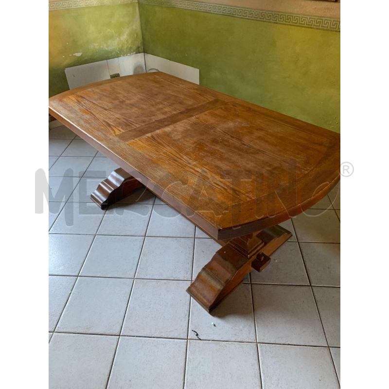 TAVOLO RETT LEGNO MASSELLO | Mercatino dell'Usato Roma talenti 2