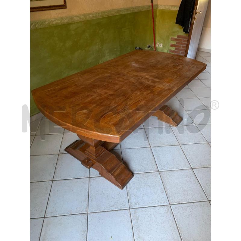 TAVOLO RETT LEGNO MASSELLO | Mercatino dell'Usato Roma talenti 3