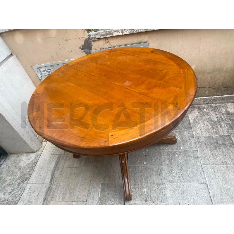TAVOLO TONDO LEGNO ALL  | Mercatino dell'Usato Roma talenti 3