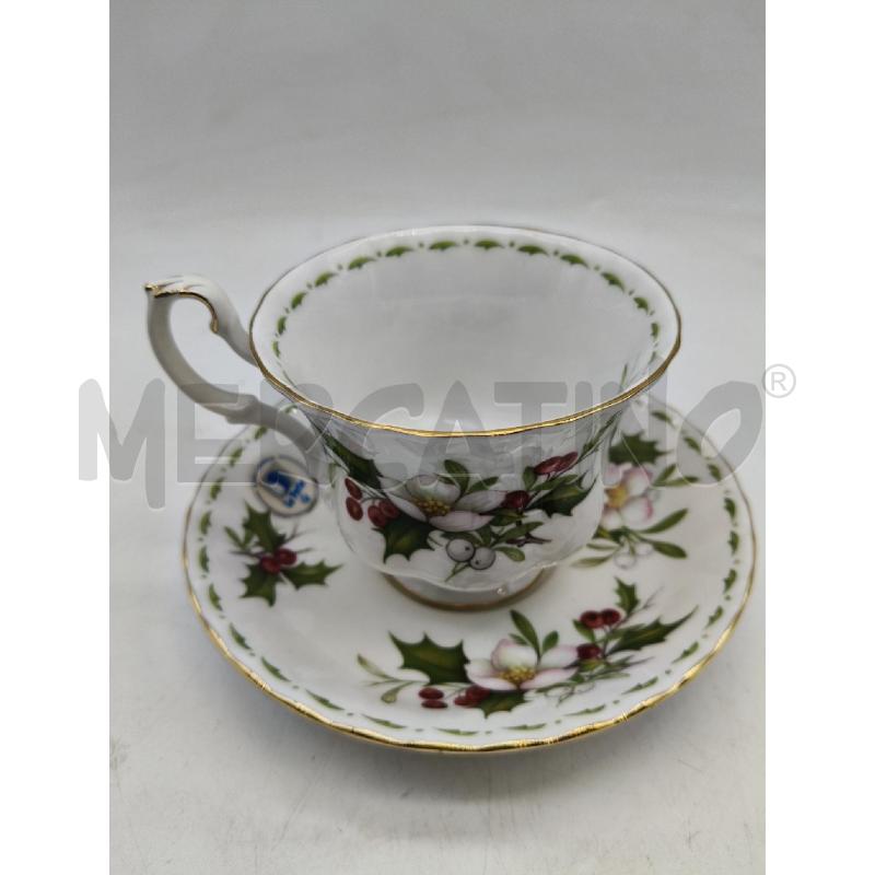 TAZZA CER ROYAL ALBERT DECEMBER | Mercatino dell'Usato Roma talenti 1