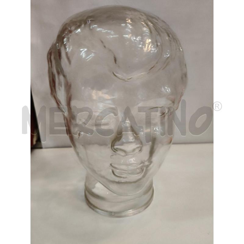 TESTA VETRO TIPO FORNASETTI  | Mercatino dell'Usato Roma talenti 1
