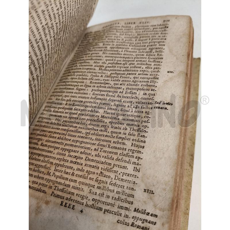 TITI LIVII PATAVINI HISTORIARUM FRIDERICI KNOCHII MDCXCVI  | Mercatino dell'Usato Roma talenti 3
