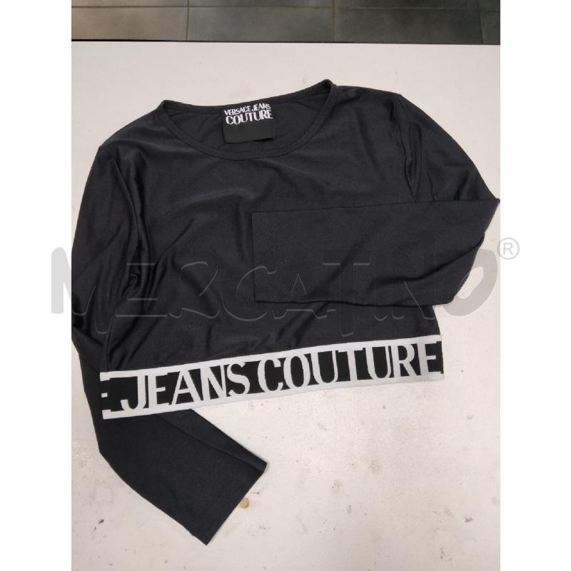 TOP VERSACE COUTURE NE ELASTICO LOGO  | Mercatino dell'Usato Roma talenti 1