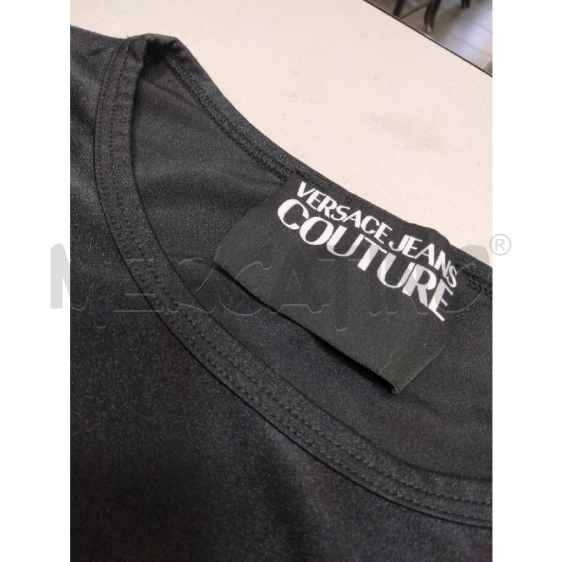TOP VERSACE COUTURE NE ELASTICO LOGO  | Mercatino dell'Usato Roma talenti 3