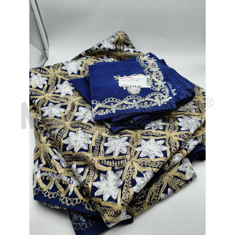 TOVAGLIA BLU FIORI | Mercatino dell'Usato Roma talenti 1