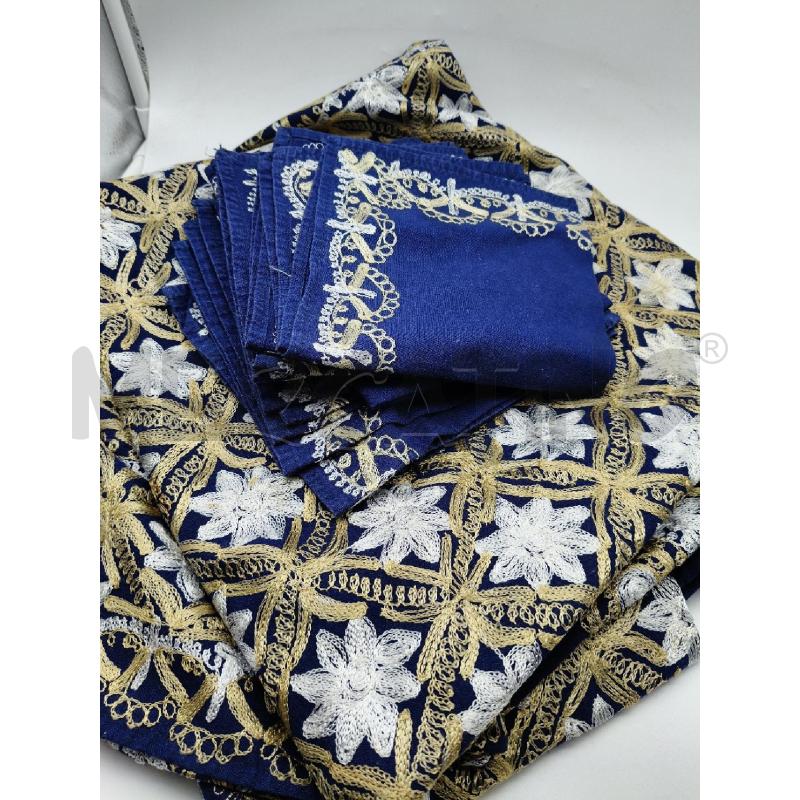 TOVAGLIA BLU FIORI | Mercatino dell'Usato Roma talenti 2