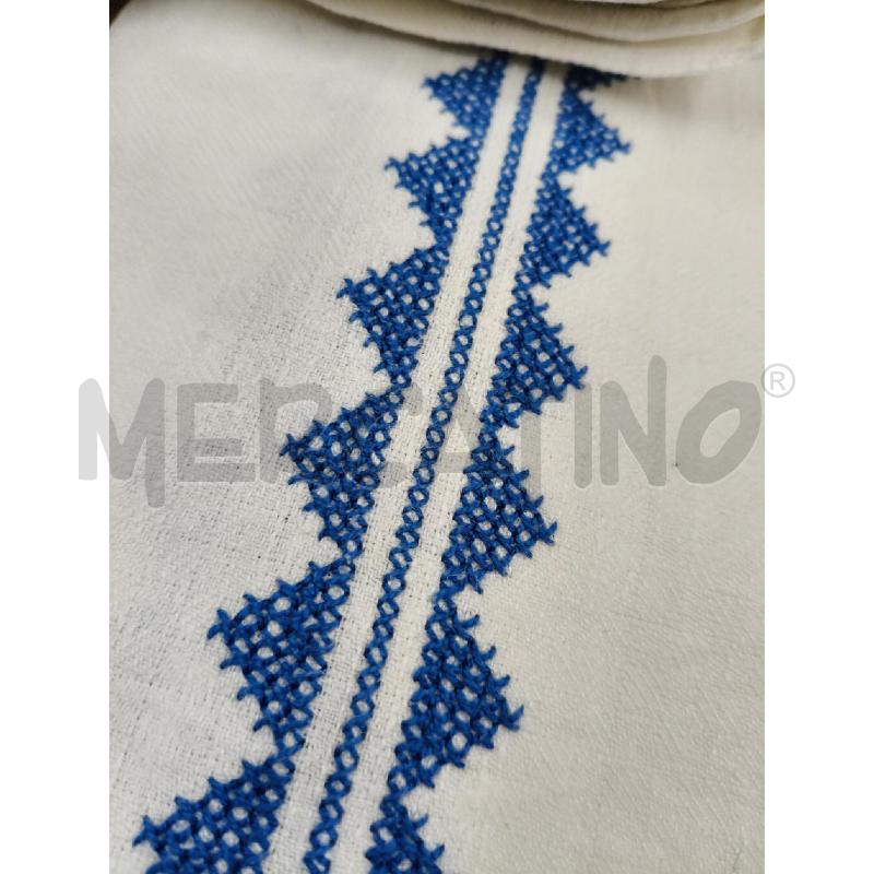 TOVAGLIA PUNTO CROCE BLU | Mercatino dell'Usato Roma talenti 2