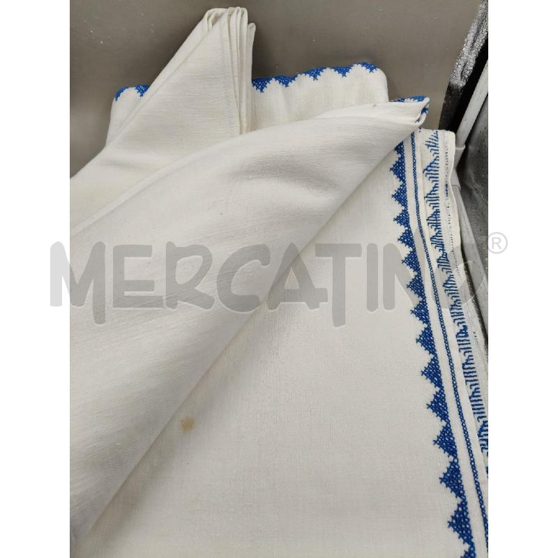 TOVAGLIA PUNTO CROCE BLU | Mercatino dell'Usato Roma talenti 3