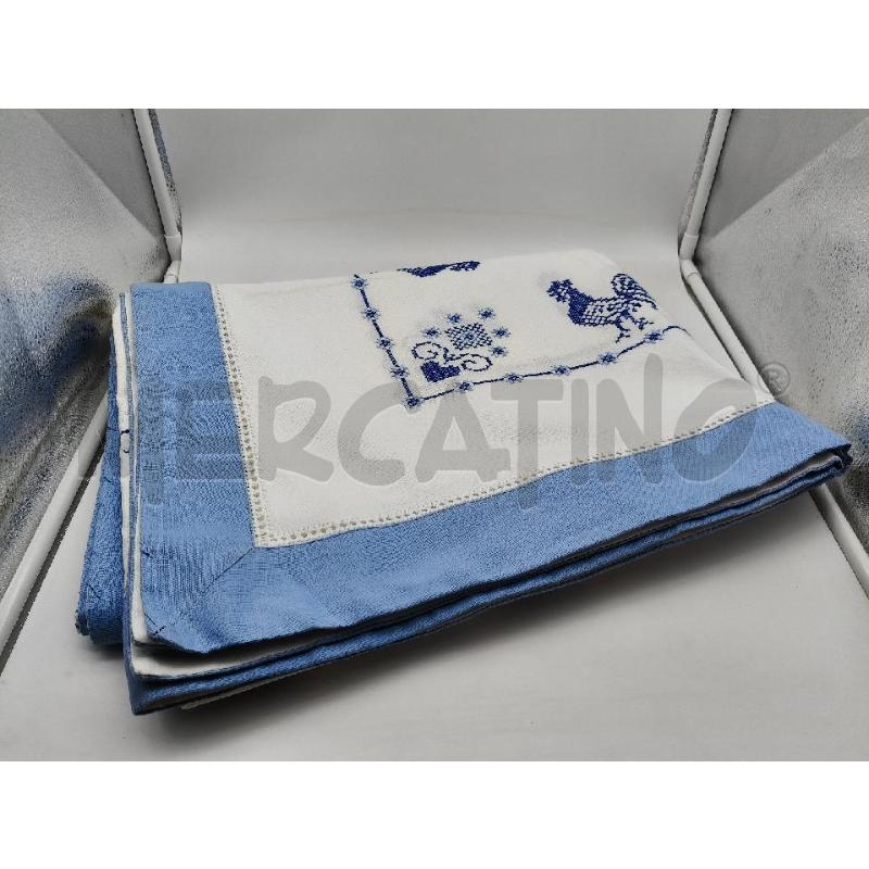 TOVAGLIA P CROCE GALLETTI BLU  | Mercatino dell'Usato Roma talenti 1