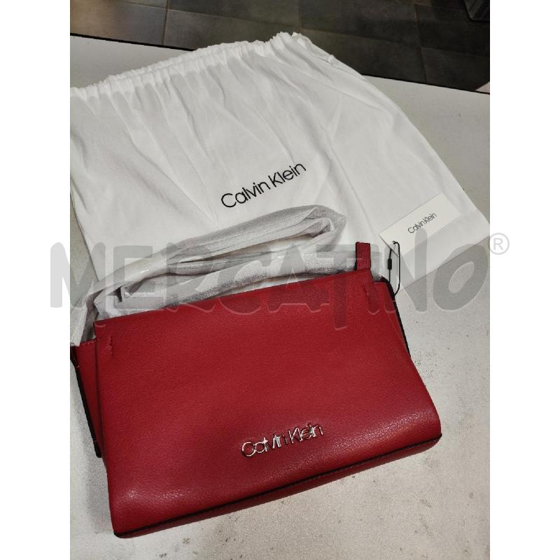 TRACOLLA D CALVIN KLEIN FRAGOLA LOGO MET  | Mercatino dell'Usato Roma talenti 1