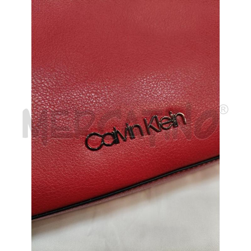 TRACOLLA D CALVIN KLEIN FRAGOLA LOGO MET  | Mercatino dell'Usato Roma talenti 2