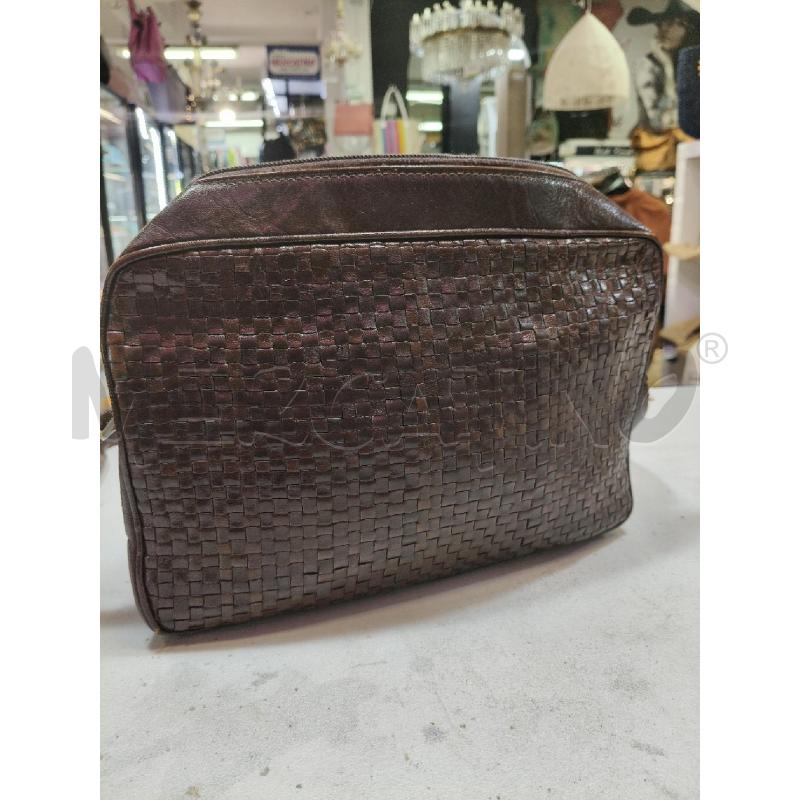 TRACOLLA D FENDI VINTAGE PELLE MARRONE INTRECC | Mercatino dell'Usato Roma talenti 3