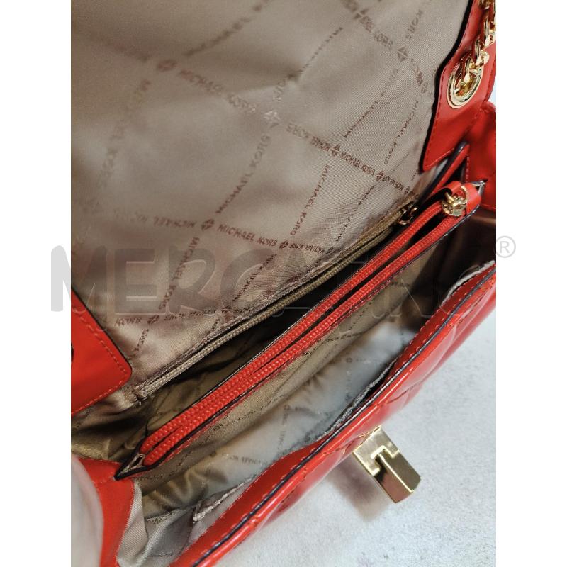 TRACOLLA D MICHEAL KORS PEYTON ARANCIO VERNICE CHIUS DOR | Mercatino dell'Usato Roma talenti 4