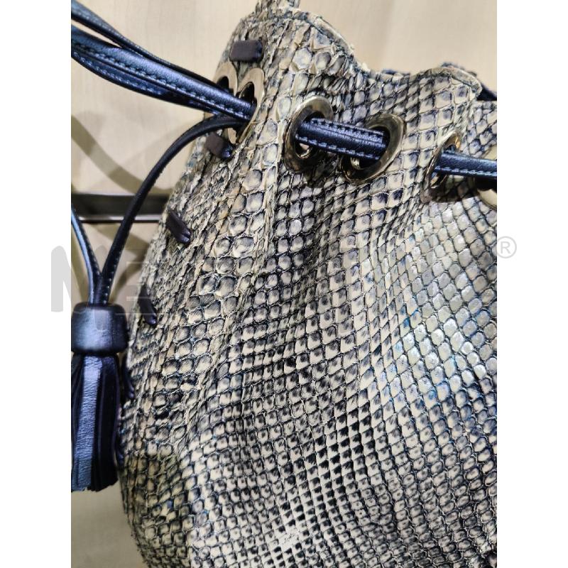 TRACOLLA D MORESCHI AZZ ARGENTO SQUAME COULISSE | Mercatino dell'Usato Roma talenti 3