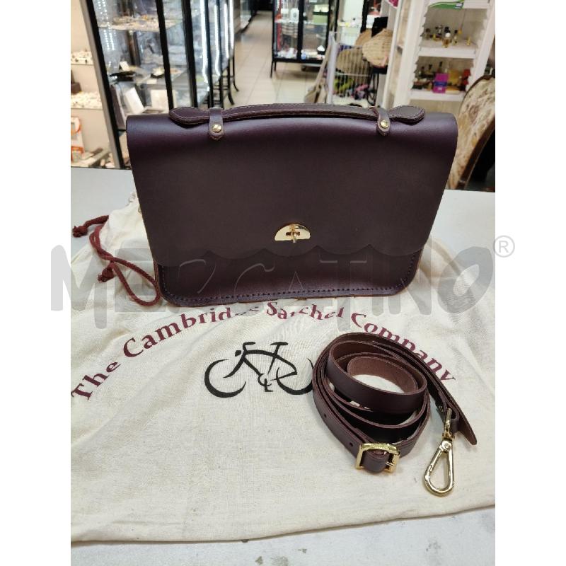 TRACOLLA D THE CAMBRIDGE SATCHEL COMPANY MARRONE PATTA SEMICERCHI | Mercatino dell'Usato Roma talenti 1