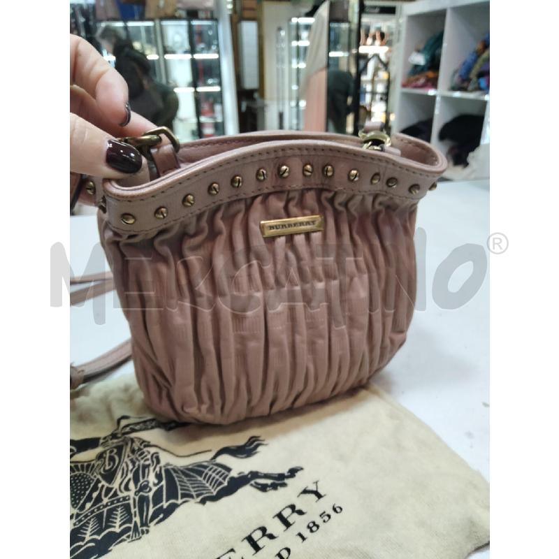 TRACOLLINA BURBERRY ROSA ANTICO BORDO BORCHIETTE BRUNITO  | Mercatino dell'Usato Roma talenti 2