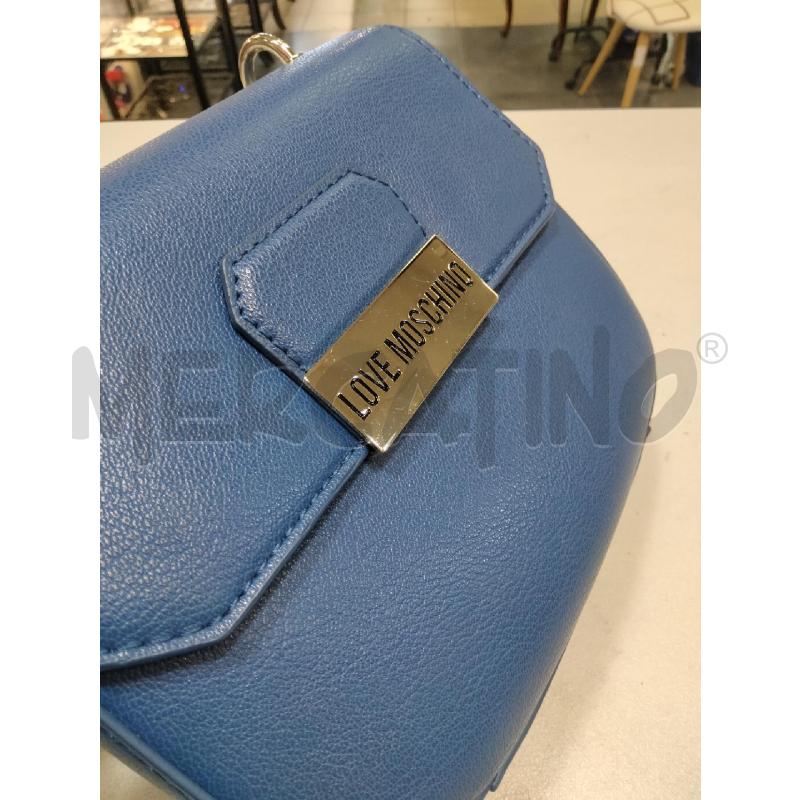 TRACOLLINA LOVE MOSCHINO BLUETTE STONDATA  | Mercatino dell'Usato Roma talenti 3
