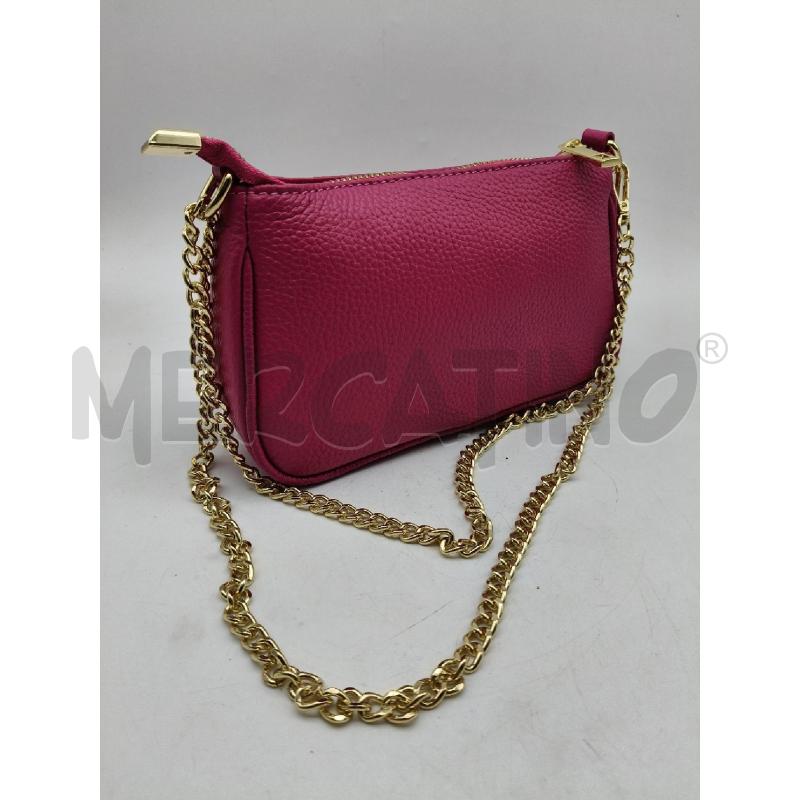 TRACOLLINA PELLE FUCSIA CAT DOR DOPP | Mercatino dell'Usato Roma talenti 1