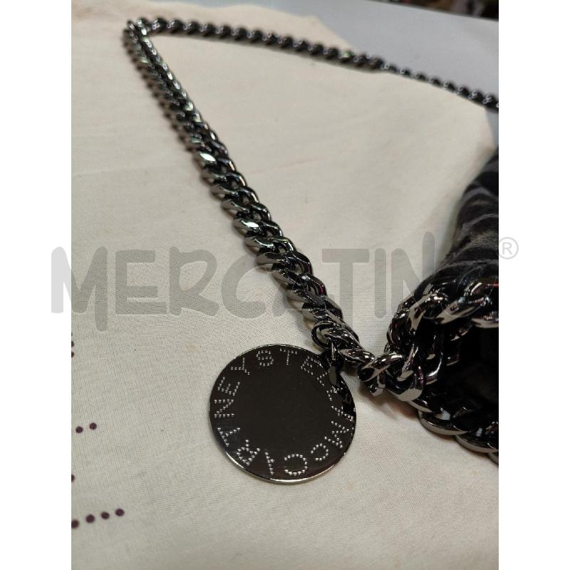 TRACOLLINA STELLA MCCARTNEY FALABELLA LEOPARDATO GRIGIO CATENA ARGENTO  | Mercatino dell'Usato Roma talenti 2