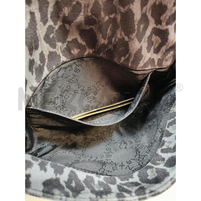 TRACOLLINA STELLA MCCARTNEY FALABELLA LEOPARDATO GRIGIO CATENA ARGENTO  | Mercatino dell'Usato Roma talenti 5