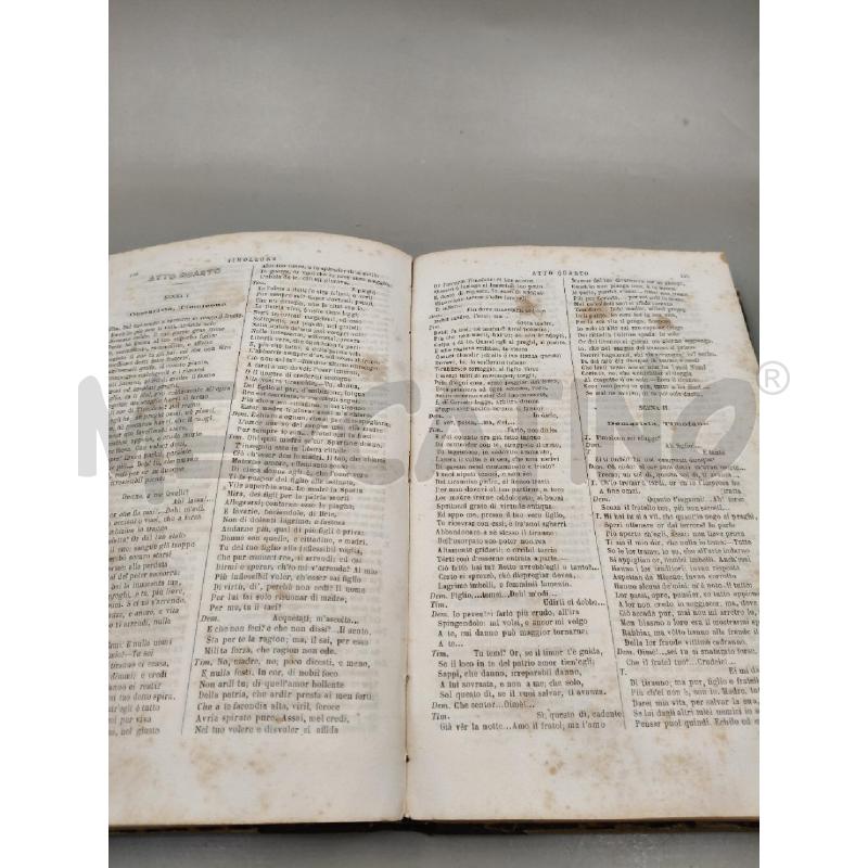 TRAGEDIE DI VITTORIO ALFIERI 1874 | Mercatino dell'Usato Roma talenti 3