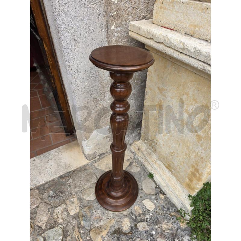 TRESPOLO LEGNO COLONNA | Mercatino dell'Usato Roma talenti 1