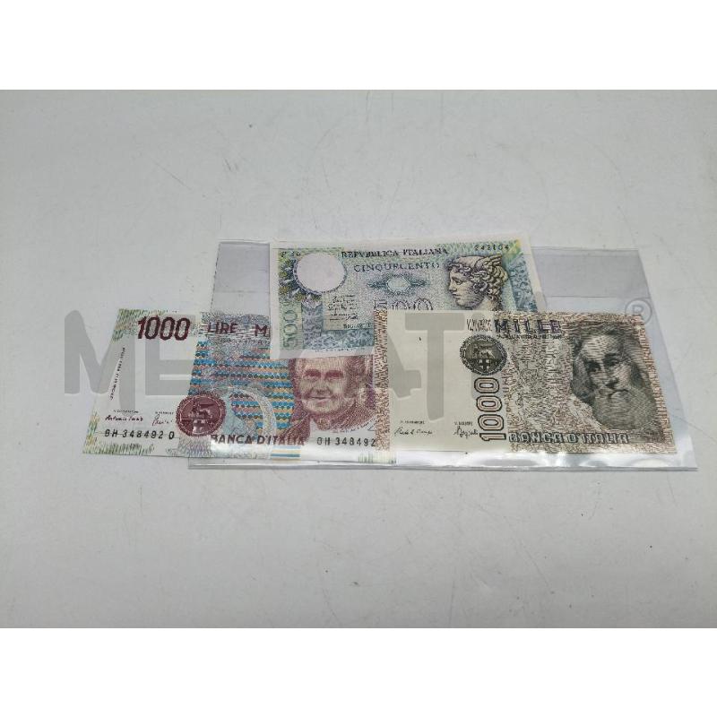 TRIS BANCONOTE LIRE | Mercatino dell'Usato Roma talenti 1
