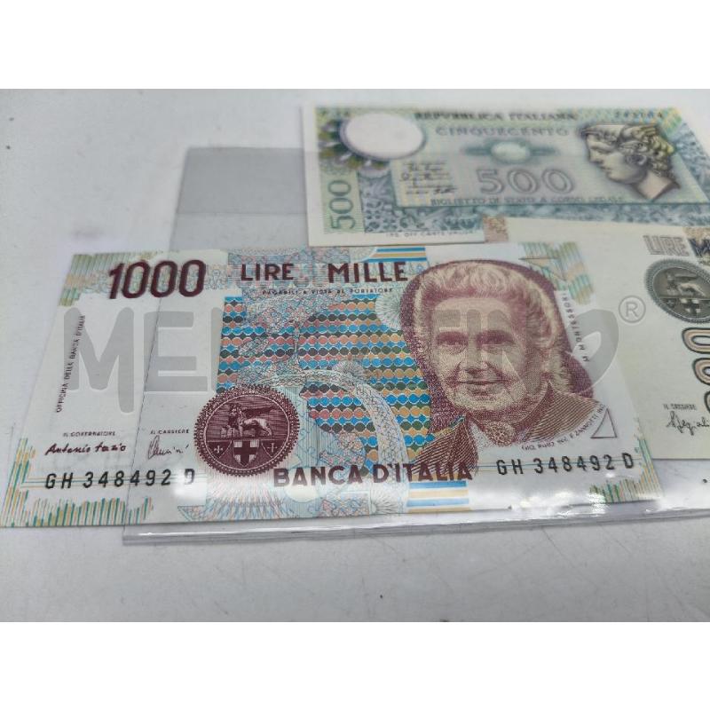 TRIS BANCONOTE LIRE | Mercatino dell'Usato Roma talenti 3