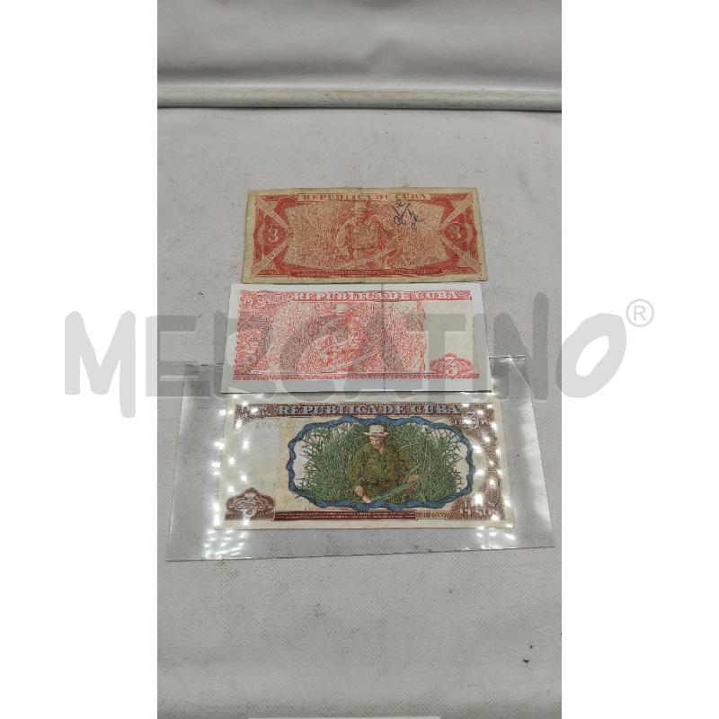 TRIS BANCONOTE TRES PESOS  | Mercatino dell'Usato Roma talenti 2