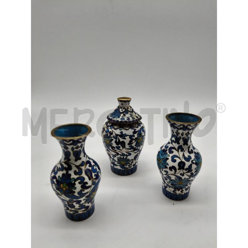 TRIS MINIATURE CLOISONNE OR  | Mercatino dell'Usato Roma talenti 1