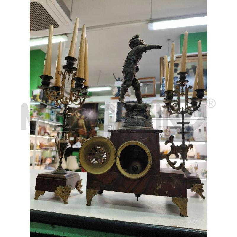 TRIS OROLOGIO+2 CANDELIERI FRANCESI EP  | Mercatino dell'Usato Roma talenti 3