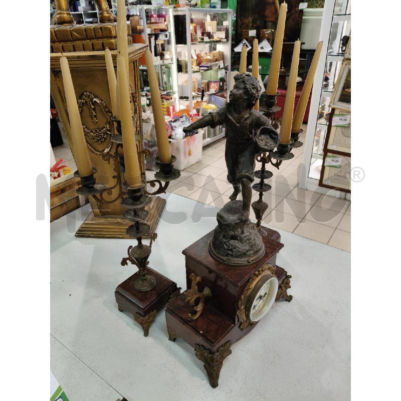 TRIS OROLOGIO+2 CANDELIERI FRANCESI EP  | Mercatino dell'Usato Roma talenti 4