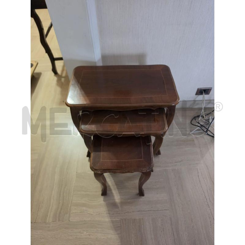 TRIS TAVOLINI LEGNO PICC  | Mercatino dell'Usato Roma talenti 1