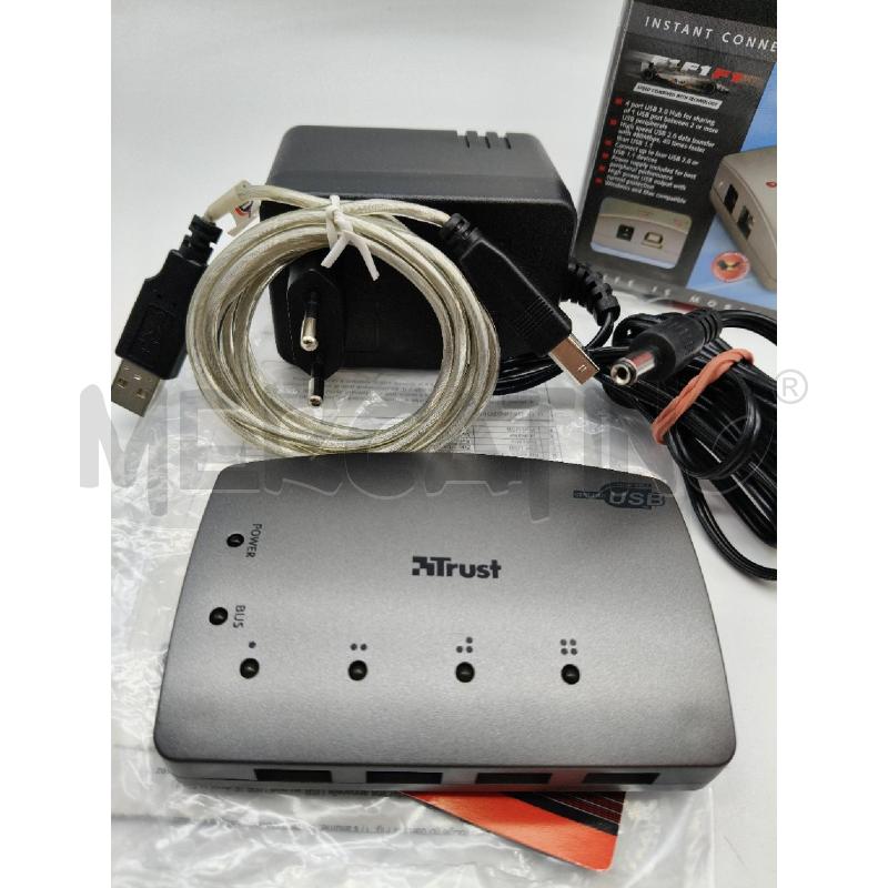 TRUST 4 PORT USB 2.0 POWER HUB | Mercatino dell'Usato Roma talenti 2