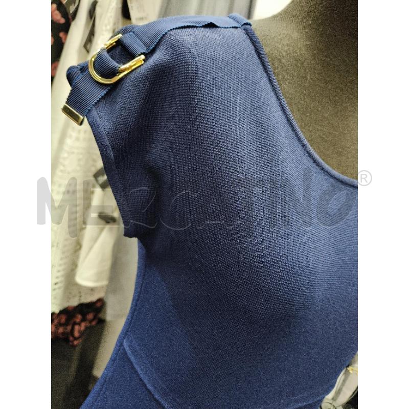 TUBINO LUISA SPAGNOLI MAGLIA BLU FIBBIA DOR SP | Mercatino dell'Usato Roma talenti 2